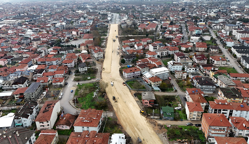  Alparslan Türkeş Caddesi’nde üstyapı çalışmaları başladı