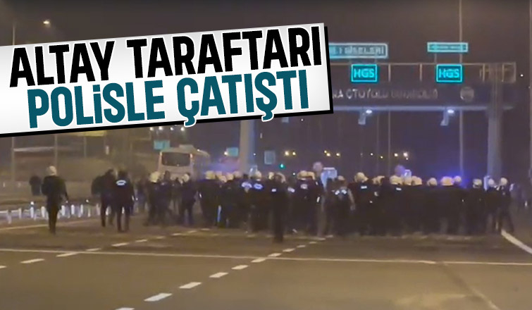 Altay taraftarı terör estirdi
