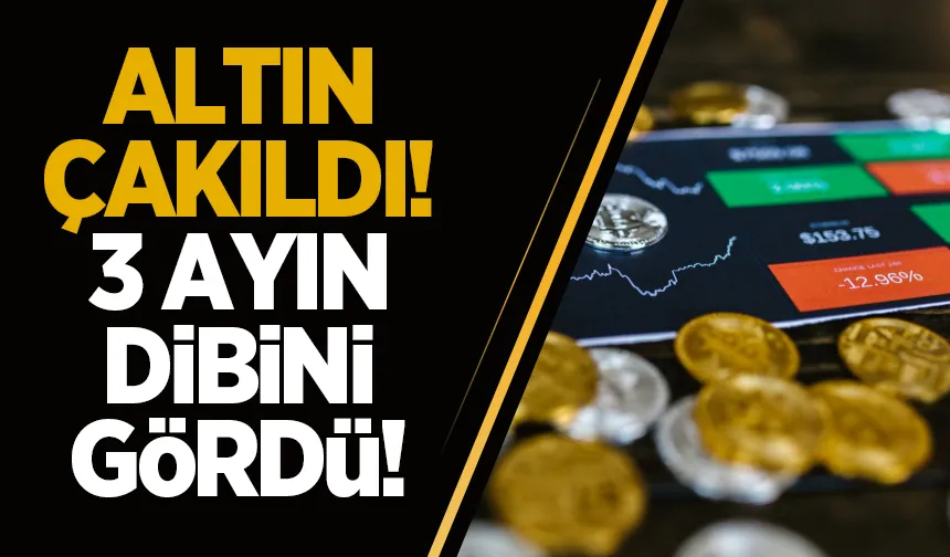 Altın çakıldı