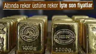 Altın fiyatları baş döndürüyor; Yeni rekor kırdı