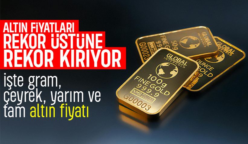 Altın fiyatları haftayı rekorla kapatıyor; İşte son fiyatlar