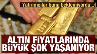 Altın fiyatlarında büyük şok yaşanıyor
