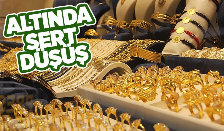 Altın fiyatlarında düşüş sürüyor