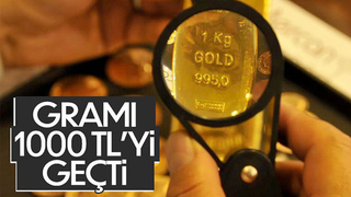 Altının gramı bin TL'yi geçti