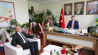 Altuğ'dan SASKİ Genel Müdürü'ne hayırlı olsun ziyareti