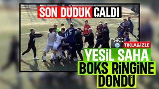 Amatör Lig’de yumruklar havada uçuştu