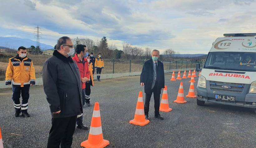Ambulans şoförlerine ASTE eğitimi