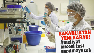 Ameliyat öncesi PCR testi zorunluluğu kaldırıldı