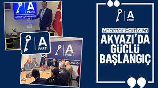 Anahtar Parti Akyazı'da ilk kongresini coşkuyla yaptı