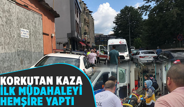 Aniden yola çıktı otomobil çarptı