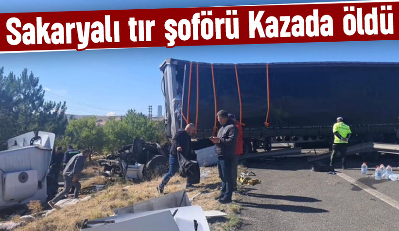 Ankara'ya su götürüyordu, kazada öldü