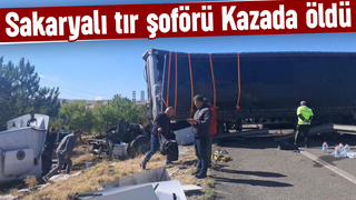 Ankara'ya su götürüyordu, kazada öldü