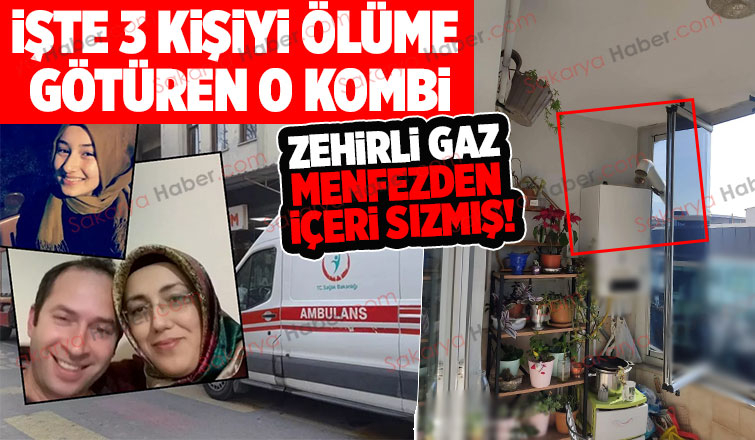 Anne, baba ve kızları ölmüştü; Kombinin bacası böyle çıkmış