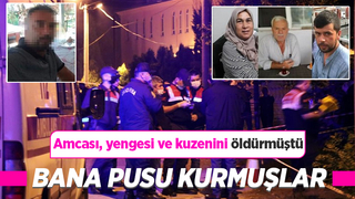 Anne, baba ve oğlunun öldürmüştü, ilk ifadesi ortaya çıktı
