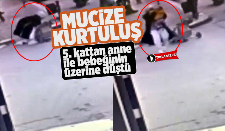 Anne ile bebeği ölümden böyle döndü