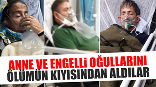 Anne ve iki oğlu ölümün kıyısından döndü