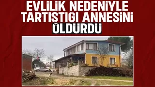 Annesini tüfekle vurup öldürdü