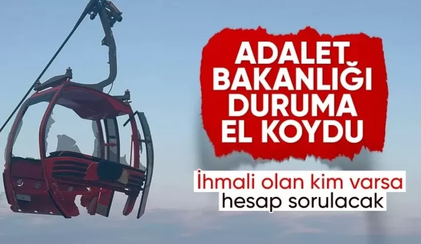 Antalya'daki teleferik kazası için soruşturma başlatıldı