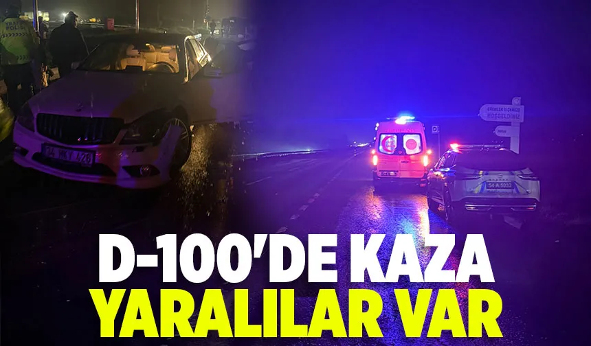 Gebeş'de kaza; Yaralılar var