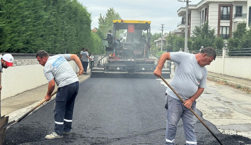 Arabacıalanı’nda asfalt çalışmaları sürüyor