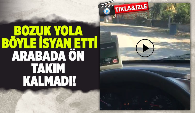 Arabada ön takım kalmadı diyerek tepki gösterdi