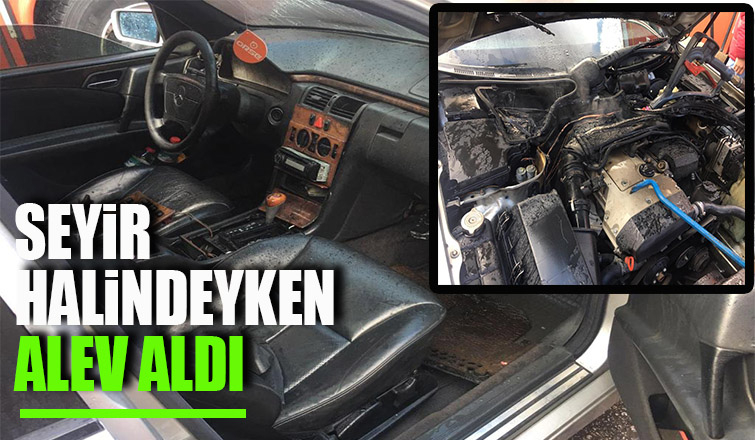 Araç az kalsın kül olacaktı