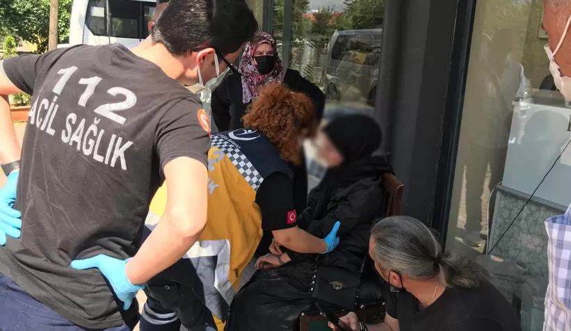 Araç durmadan inmek isteyen kadın yolcu düşerek hastanelik oldu