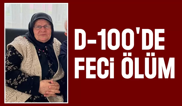 Aracın çarptığı yaşlı kadın hayatını kaybetti
