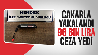 Aracına çakar taktı 96 bin lira ceza kesildi