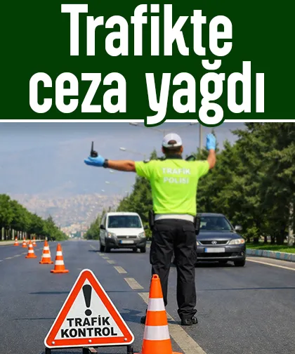 Aralık'ta 100 milyon liraya yakın trafik cezası kesildi