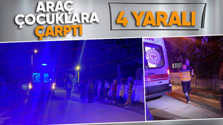 Aralık ta kaza 4 çocuk yaralı