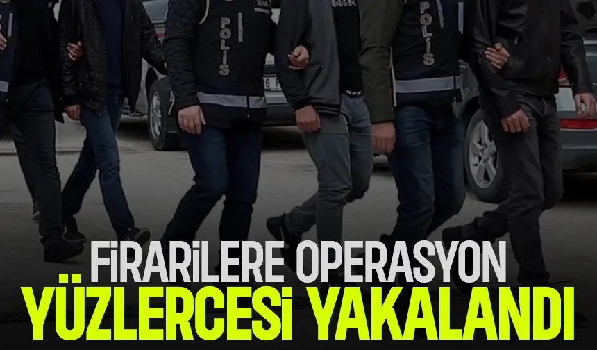 Aranan 413 kişi yakalandı