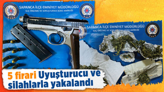 Aranan 5 kişi yakalandı