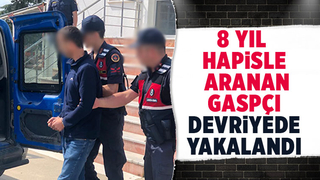 Aranan gaspçı yakalandı