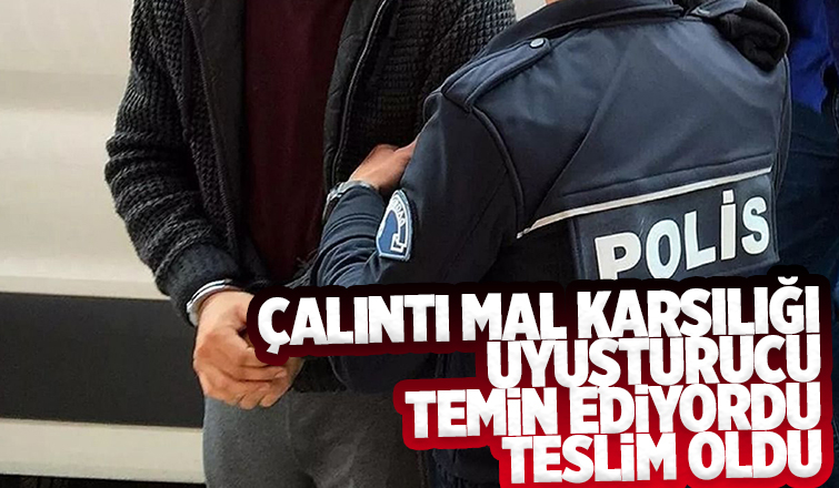 Aranan zanlı teslim oldu