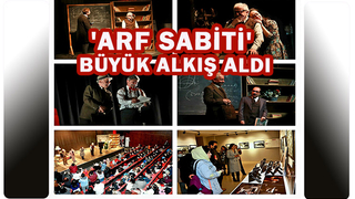 Arf Sabiti tiyatroseverlerle buluştu.