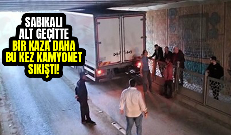 Arifiye'deki o alt geçitte bir kez daha kaza