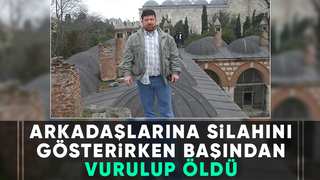 Arkadaşlarına silahını gösterdi sonrası korkunç