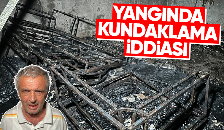 Arsa sahibinden şoke eden kundaklama iddiası