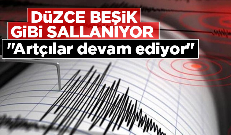 Artçılar sürüyor, Sakarya'da hissedldi