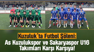 As Kuzulukspor Sakaryaspor U16 Takımını ağırladı