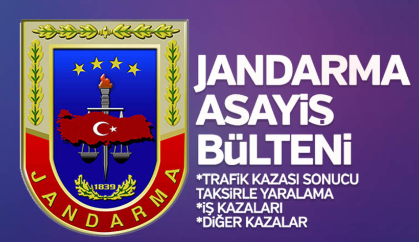 Jandarma ve Emniyet Asayiş Bülteni