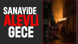 Sanayide yangın