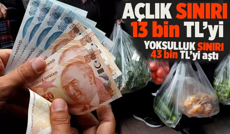 Asgari ücret açlık sınırının altında kaldı