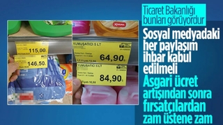 Asgari ücret zammı sonrası marketlerde fiyat artışı