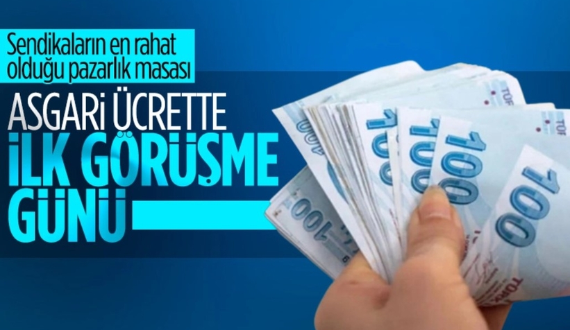 Asgari ücret zammında ilk toplantı