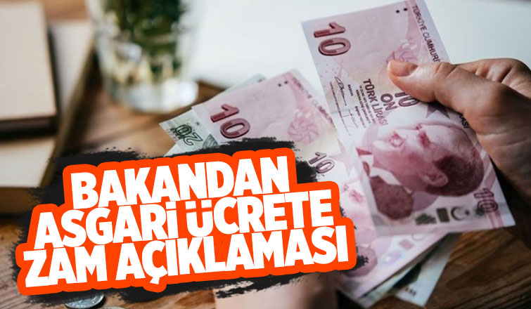 Asgari ücrete zam açıklaması
