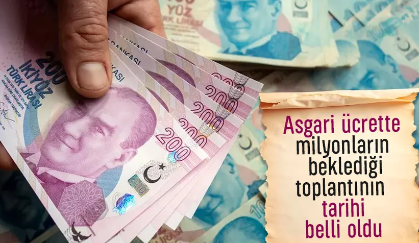 Asgari ücrette ilk toplantı tarihi belli oldu