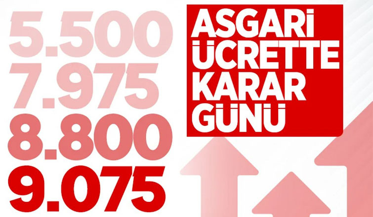 Asgari ücrette karar günü