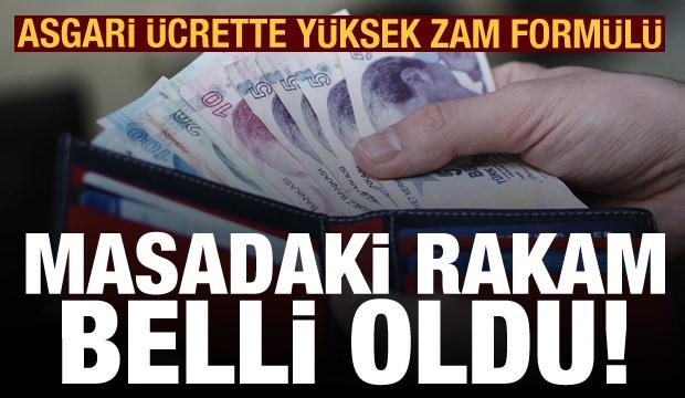 Asgari ücrette masadaki rakam belli oldu